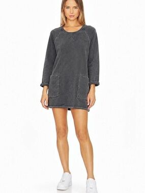 Jackson Rowe Charcoal Mini Dress Like New